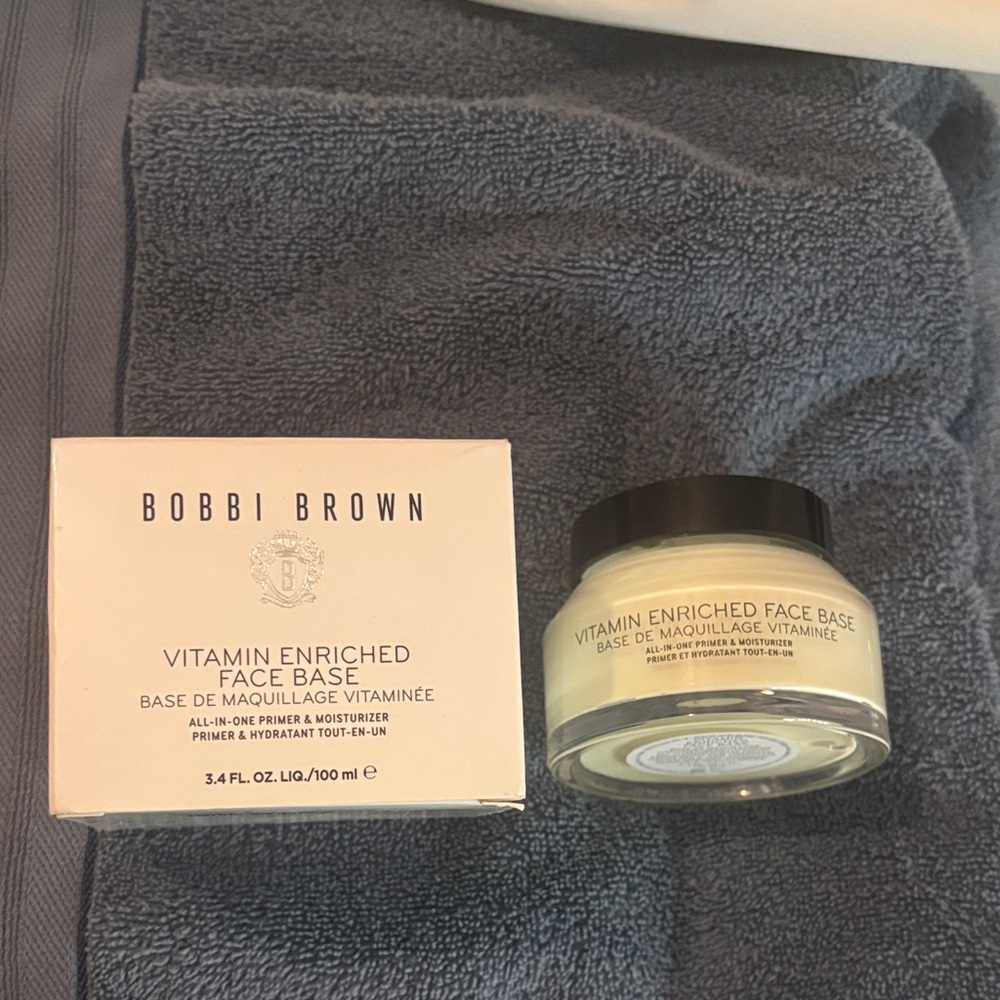 Bobbi Brown Vitamin Enriched Face Base in Black and Cream. Brand new never used.